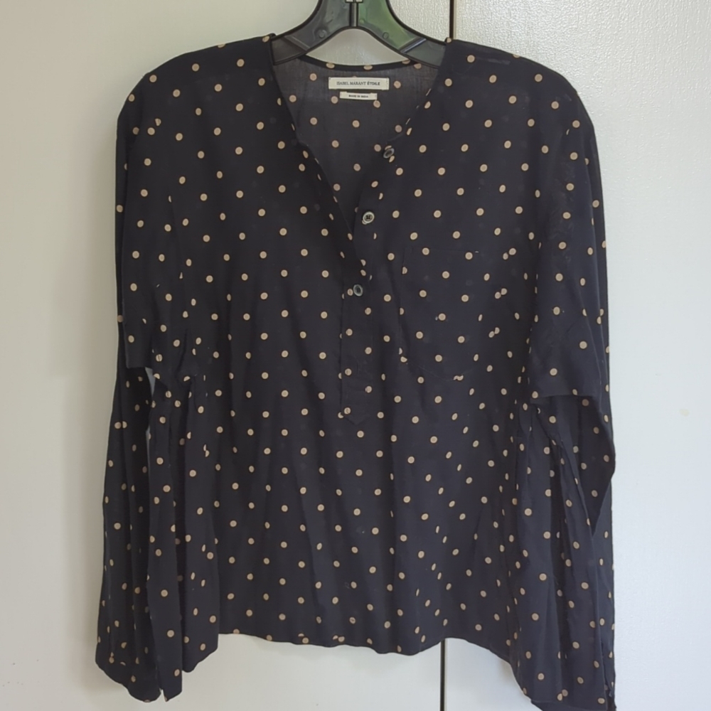 Isabel Meant Étoile cotton blouse